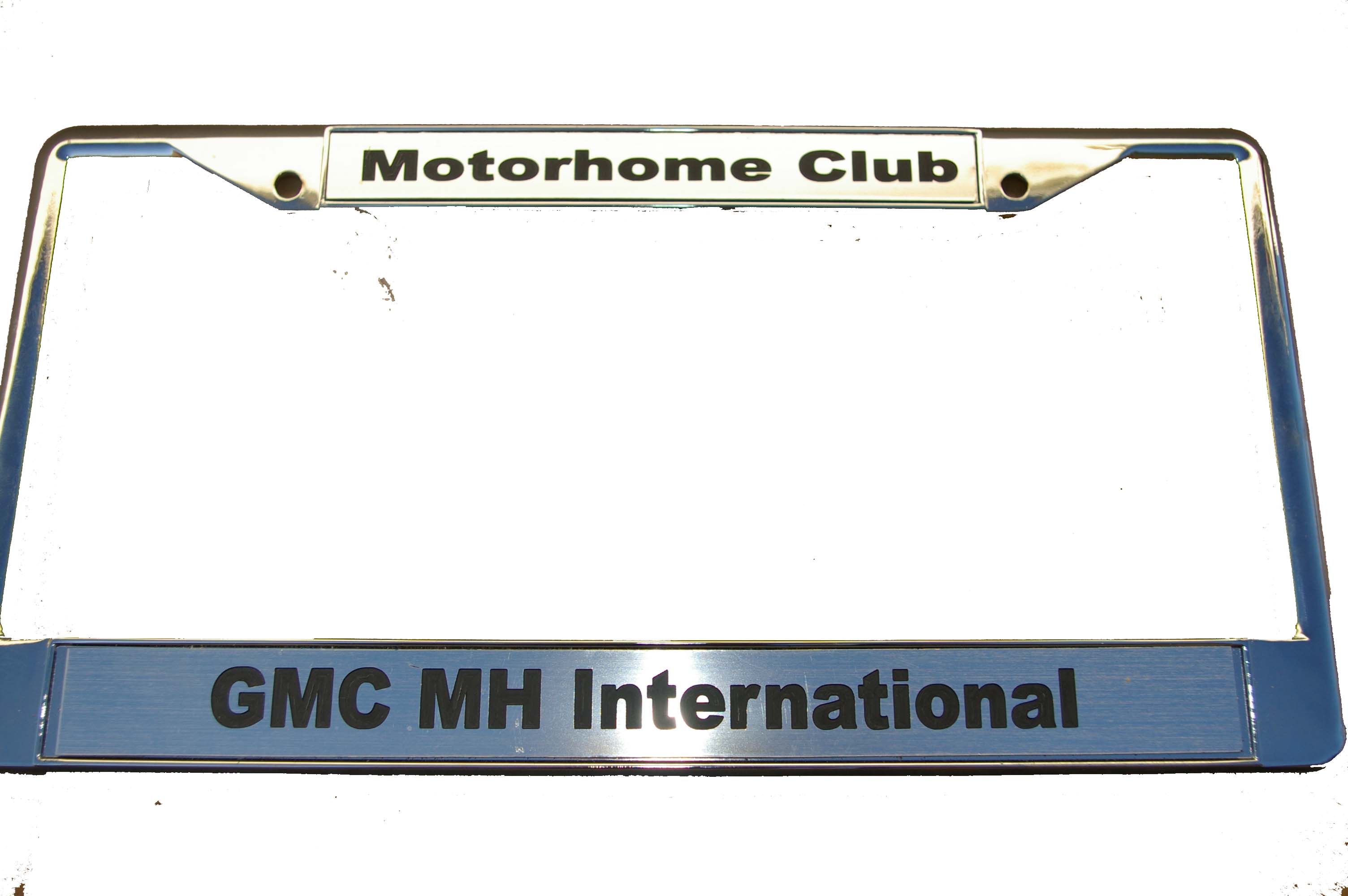 Chrome Club License Plate Frame