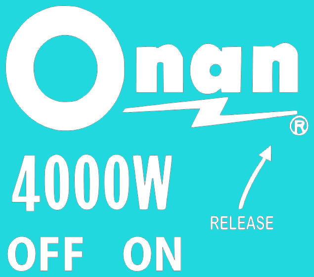 Onan 4000 Labels